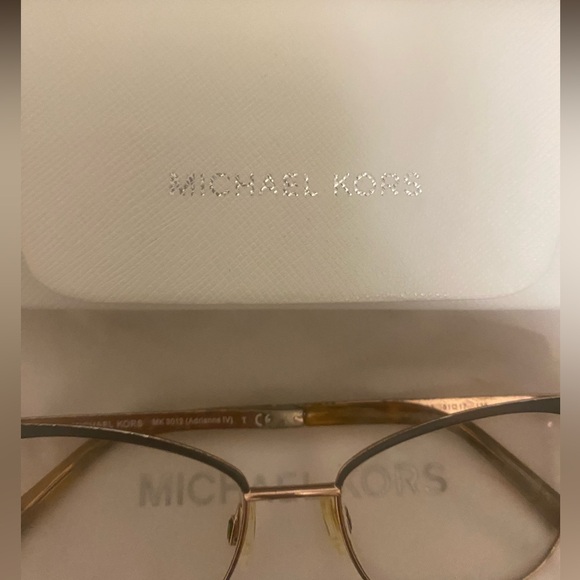 Michael Kors MK 3012 Adrianna IV Women's Eyeglasses Glasses. Gold & Grey - Picture 5 of 12